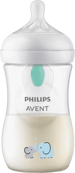 AVENT Responsywna Butelka NATURAL SŁOŃ z wentylem Air Free 260ml