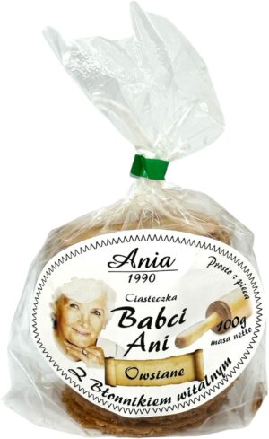 ANIA Babci Ani Ciasteczka Owsiane z Błonnikiem Witalnym 100g
