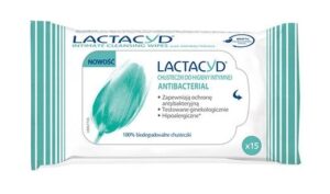 LATACYD Antibacterial Chusteczki do Higieny Intymnej 15szt.