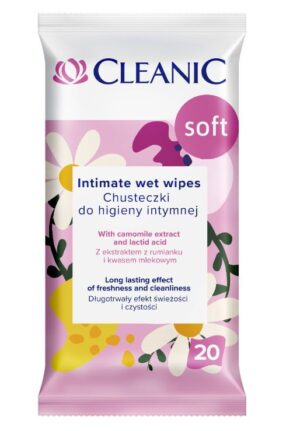 CLEANIC Chusteczki do higieny intymnej SOFT 20szt.