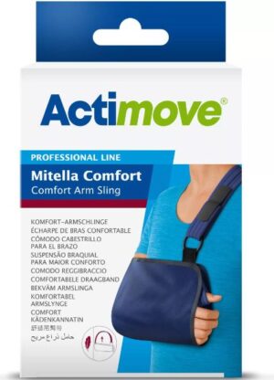 ACTIMOVE PRO Mitella Comfort Temblak rozm. L granatowy