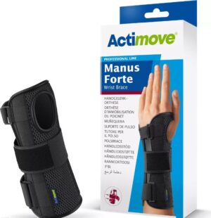 ACTIMOVE PRO Manus Forte Orteza nadgarstka rozm. L/XL prawa, kolor: czarny
