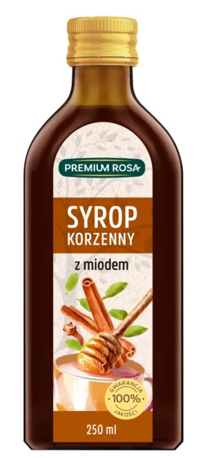 PREMIUM ROSA Syrop Korzenny z Miodem 250ml