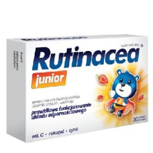 AFLOFARM RUTINACEA JUNIOR 20 tabl. do ssania Wspomaga odporność