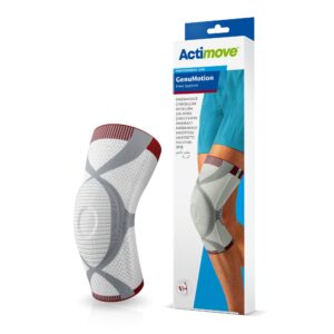 ACTIMOVE Genumotion Stabilizator kolana z kompresją medyczną rozm. M biały