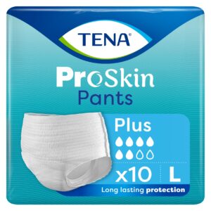 TENA Pants ProSkin Plus L OTC Edition (100-135 cm), majtki chłonne, 10 sztuk