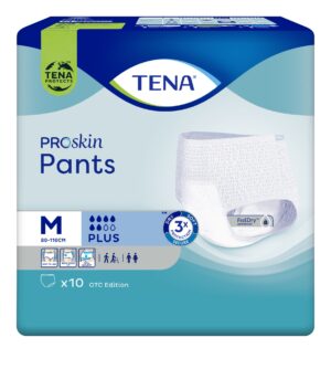TENA Pants ProSkin Plus M OTC Edition (80-110 cm), majtki chłonne, 10 sztuk