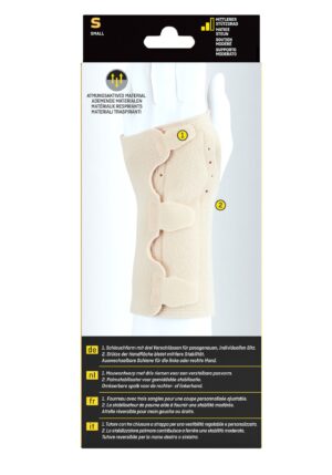 3M FUTURO Dwustronny stabilizator nadgarstka z szyną (beżowa), rozm. S