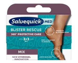 SALVEQUICK Blister Rescue plastry na pęcherze MIX 6szt.