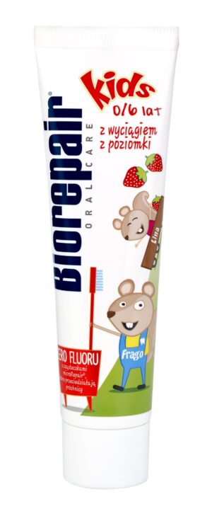 Pasta do zębów BIOREPAIR kids - poziomka 0-6 lat 50ml