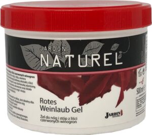 JARDIN NATUREL Żel do nóg i stóp z liści czerwonych winogron 500ml