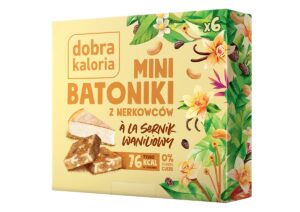 KUBARA Dobra Kaloria Mini Batoniki z nerkowców a'la sernik waniliowy 102g (d.14szt.)