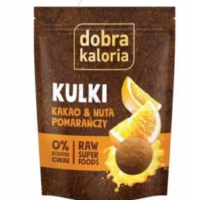 KUBARA Dobra Kaloria Kulki kakao & nuta pomarańczy 65g