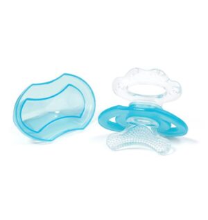Babyono Gryzak silikonowy miękki 3m+ niebieski