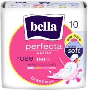 BELLA Podpaski Supercienkie PERFECTA Rose New 10szt.