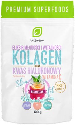 INTENSON Kolagen + wit.C + kwas hialuronowy 60g