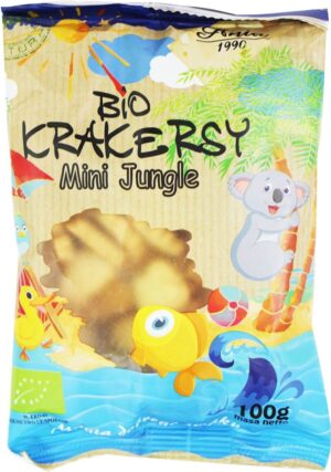 ANIA Bio Krakersy Mini Jungle 100g