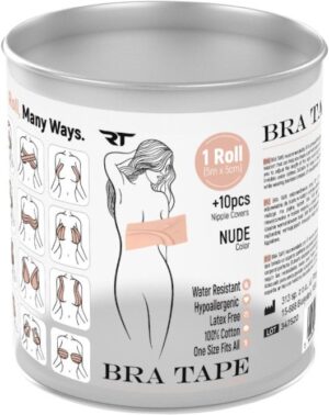 REA TAPE Bra taśma modelująca biust (Beżowa) 5x5cm 1szt