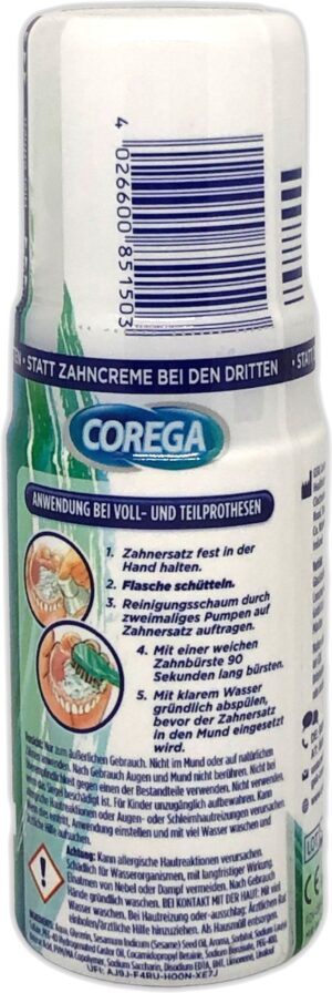COREGA Pianka do czyszczenia protez 125ml