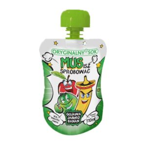ORYGINALNY SOK Mus Gujawa/Jabłko/Banan 110g