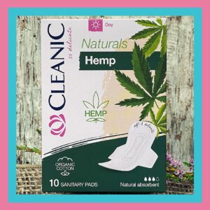 CLEANIC Podpaski Naturals Organic Cotton&Hemp na dzień 10szt.