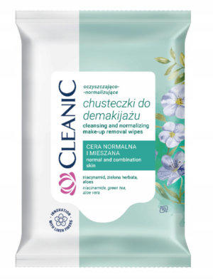 CLEANIC Chusteczki do demakijażu Cleanic Micelarne oczyszczająco-normalizujące 10 szt.