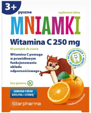 Starpharma Mniamki Witamina C 250 mg 60 pastylek
