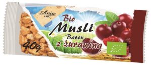 ANIA Bio Baton Musli z Żurawiną