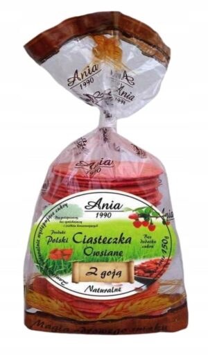 ANIA Ciasteczka Owsiane z Goją 150g
