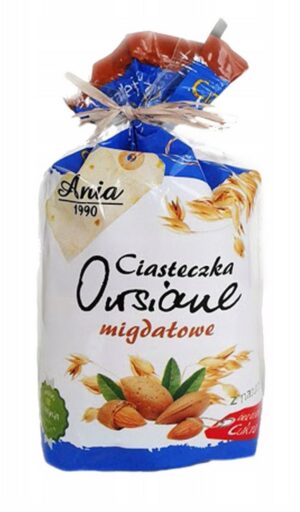 ANIA Ciasteczka Owsiane Migdałowe 150g