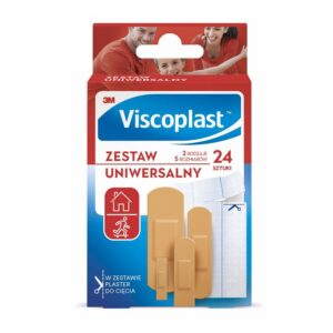 3M VISCOPLAST uniwersalny zestaw plastrów 24szt.