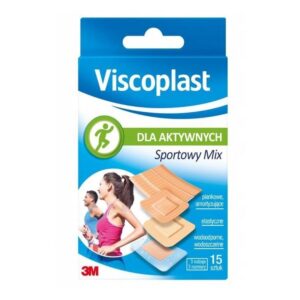 3M VISCOPLAST sportowy Mix zestaw plastrów 15szt.