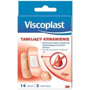 3M VISCOPLAST tamujący krwawienie zestaw plastrów 14szt.