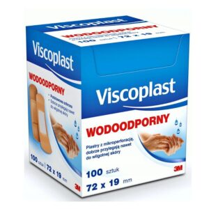 3M VISCOPLAST wodoodporny zestaw plastrów 72mm x 19mm 100szt.