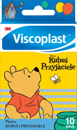 3M VISCOPLAST Plastry Kubuś i Przyjaciele 72mm x 25mm pudełko 10szt.