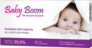 BABY BOOM TEST Ciążowy kasetowy 1szt.