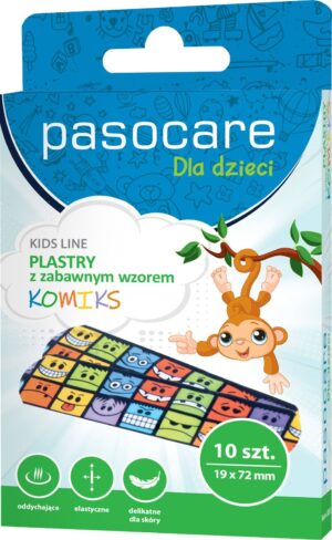 PASOCARE Zestaw Plastrów KOMIKS KIDS LINE 10szt.