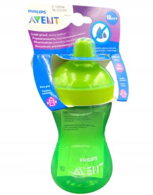 AVENT Kubek z twardym ustnikiem 18m+ 300ml zielony