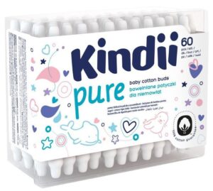 Patyczki dla dzieci Kindii Pure 60szt. pud.