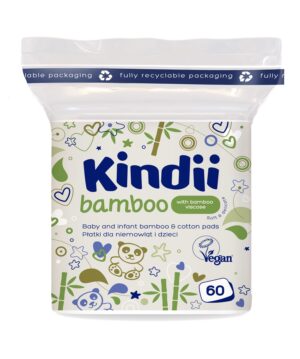 Płatki dla niemowląt Kindii Bamboo 60szt.