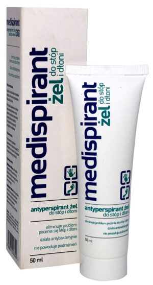 AFLOFARM MEDISPIRANT Żel do stóp i dłoni 50ml