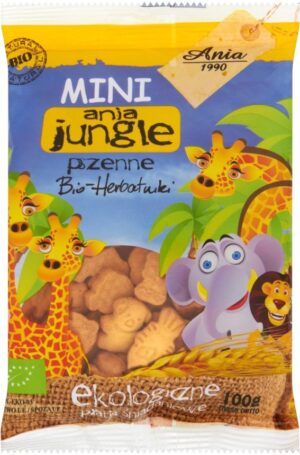 ANIA Bio Herbatniki Mini Jungle 100g