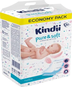 Podkłady jednorazowe Kindii Pure & Soft 30szt. (60x40cm)