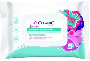 Papier nawilżany Cleanic Junior 40szt.