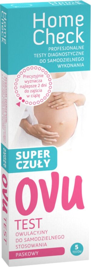Test owulacyjny OVU super czuły paskowy 5 szt.