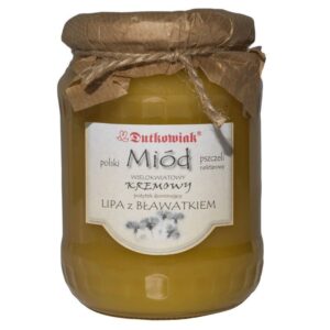 DUTKOWIAK Miód Kremowy Lipa + Bławatek 900g