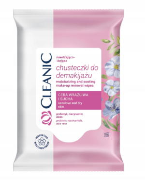 CLEANIC Chusteczki do demakijażu Cleanic Micelarne nawilżająco-kojące 10 szt.
