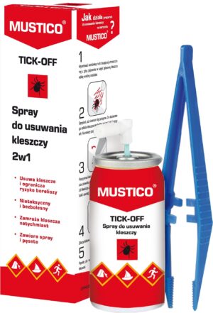 MUSTICO Tick-Off 2 w1 do usuwania kleszczy 11g