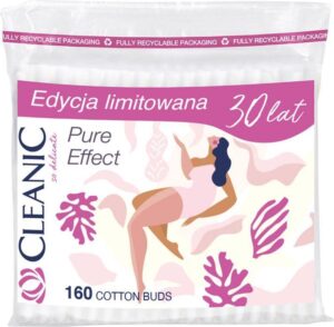 Patyczki higieniczne Cleanic Pure Effect 160szt. folia