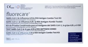 TEST FLUORECARE COMBO 4w1 SARS-CoV-2, Grypa A/B, RSV 1 sztuka